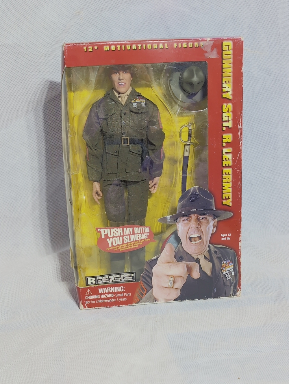 2001 Gunnery Sgt. R. Lee Ermey Salty Version Talking 12"  Figure Sideshow